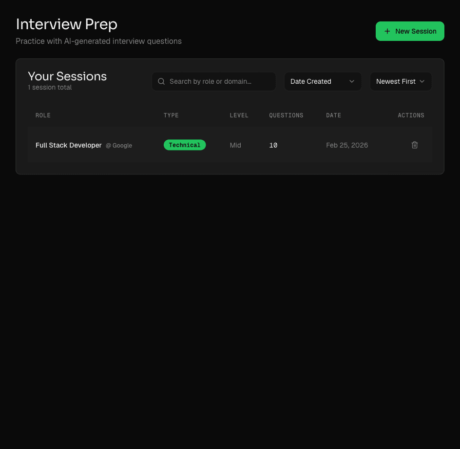 Interview Prep